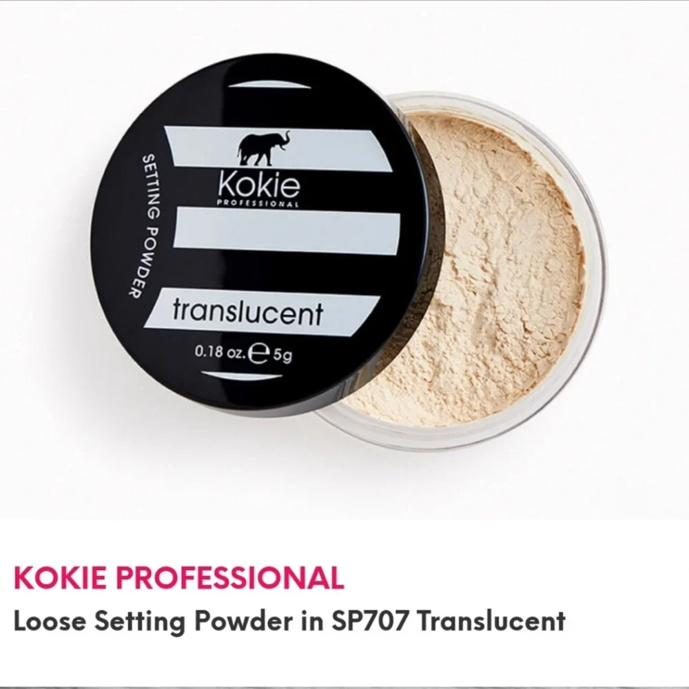 Kokie Professional Loose Setting Translucent Powder NEW